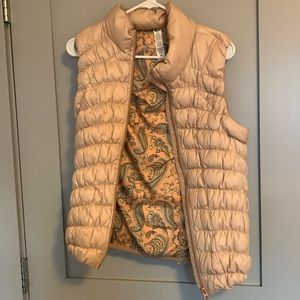 Anthropologie Pink Vest Size Small EUC